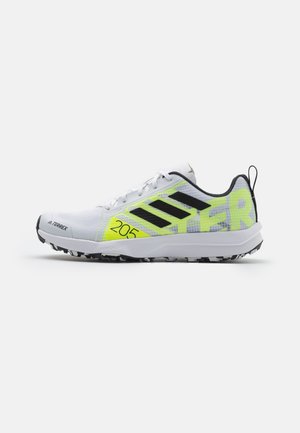 TERREX SPEED FLOW - Løpesko for mark - footwear white/core black/solar yellow