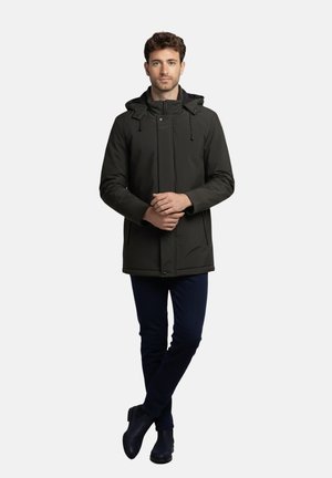 CON CAPUCHA DESMONTABLE - Parka - verde