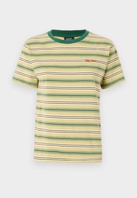 STRIPE RELAXED - Majica kratkih rukava s printom - green
