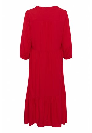 Cream, CRTIAH FLOUNCE - Jurk - high risk red