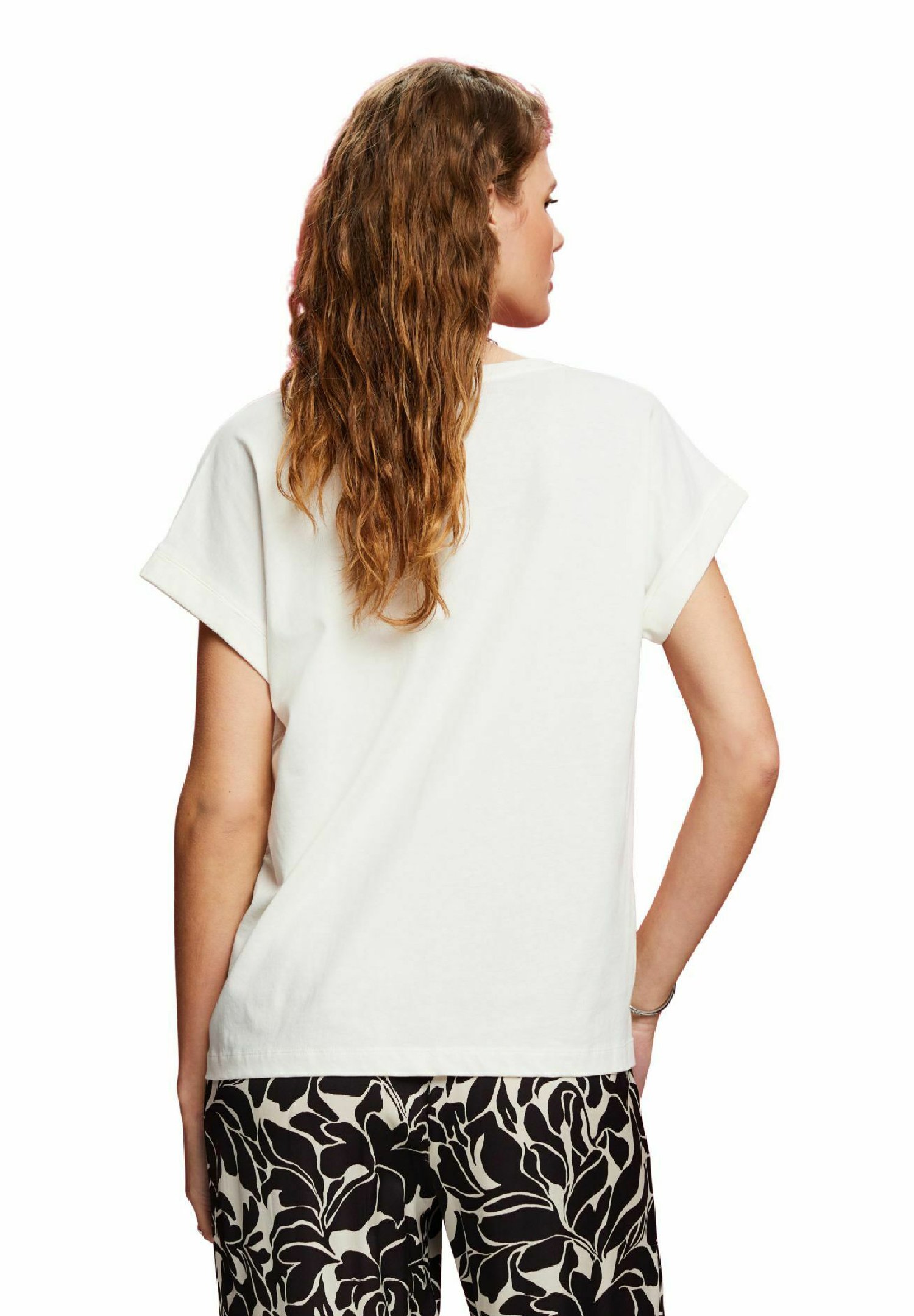 Chemise ESPRIT Mélange Matières Avec Imprimé - Taille XS - Occasion En Très Bon état