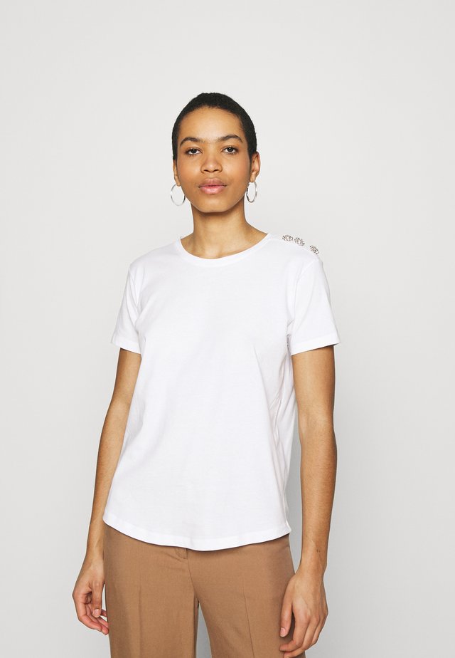 CRYSTAL - T-shirt basic - bright white