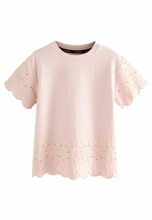 REGULAR FIT - BRODERIE - Vestido ligero - pink