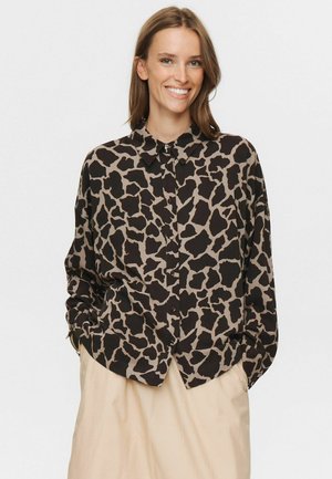 Bluza z gumbi - black coffee