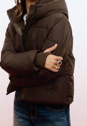 Winterjas - dark brown