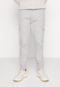 Brave Soul FINE - Calças cargo - light grey