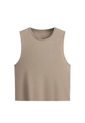 OYSHO, TECHNICAL SLEEVELESS T-SHIRT - Top - grey