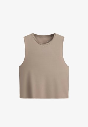 OYSHO, TECHNICAL SLEEVELESS T-SHIRT - Top - grey