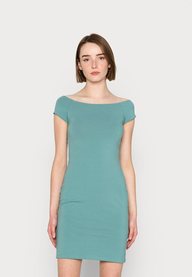 Even&Odd Vestido de malha - light blue