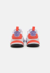Puma TRINITY JR UNISEX - Tenisice - white/peach frost/lavender alert/aquatic