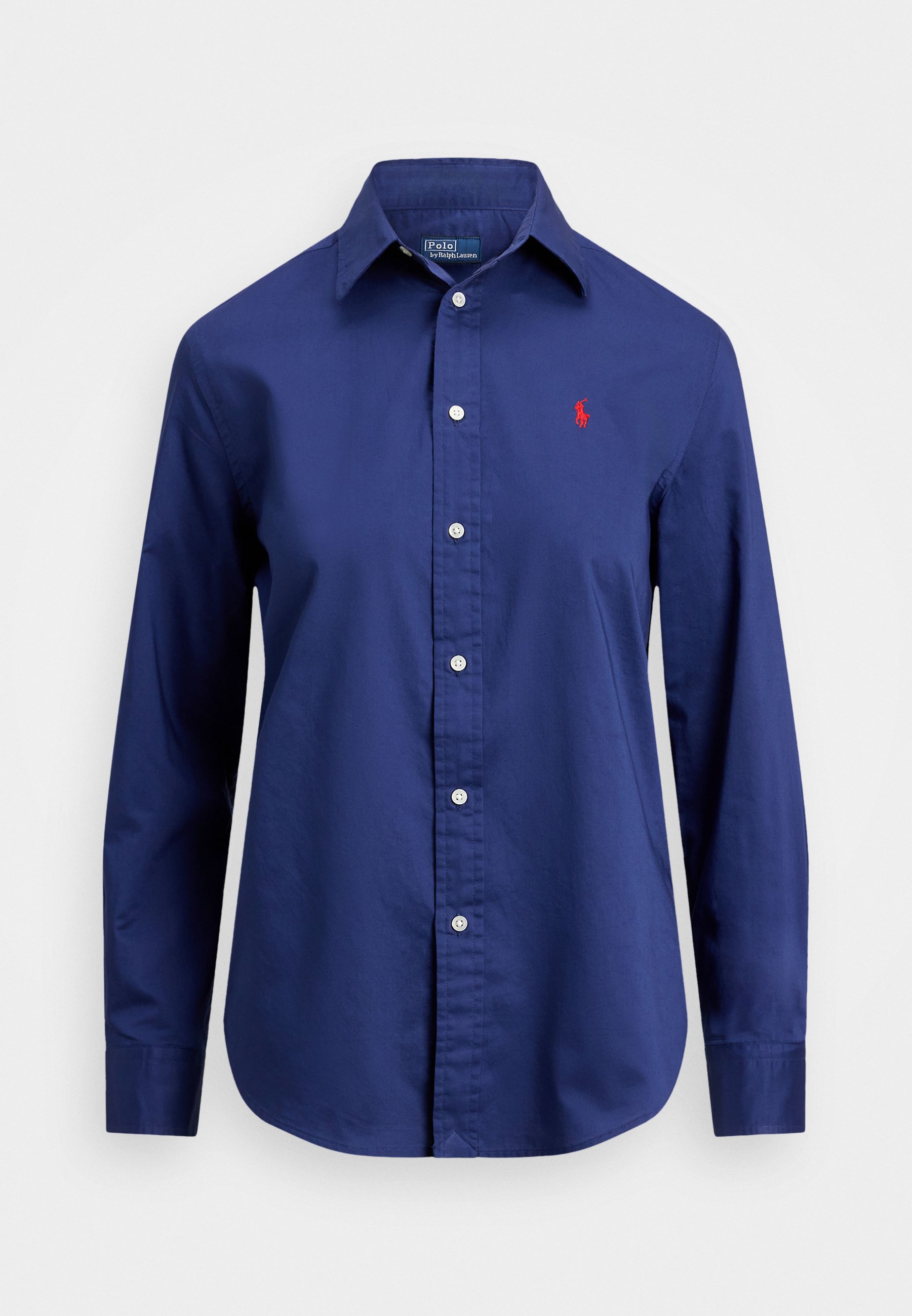 売れ筋商品|||ラルフローレン シャツ レディース トップス BUTTONED PLACKET LONG SLEEVE POLO SHIRT - Button-down blouse - black Polo Ralph Lauren BUTTONED PLACKET LONG SLEEVE POLO SHIRT
