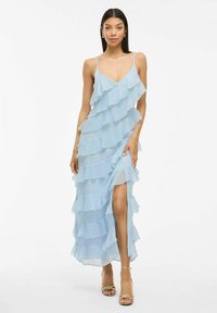 VILA TRÄGER - Robe de cocktail - cashmere blue