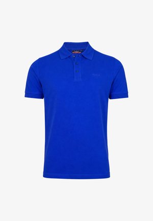 Pierre Cardin, PIERRE CARDIN POLOSHIRT KURZARMSHIRT MIT POLOKRAGEN - Poloshirt - blau