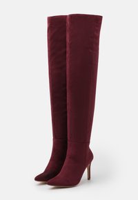 Missguided Botas de tacón - brown