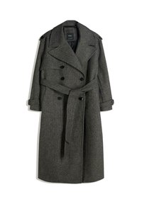 TEXTURE - Trenchcoat - mottled grey