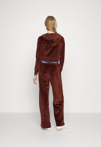 iets frans... Felpa con zip - dark brown