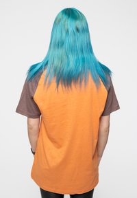 Paradiso Clothing THE WHO FACES RINGER - Print T-shirt - brown