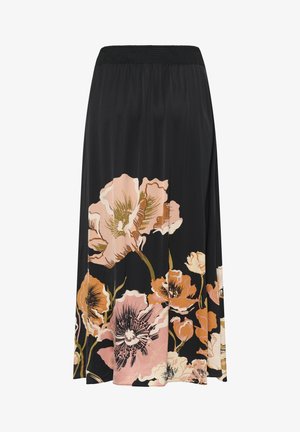 InWear, ZIOMAIW PRINTET SKIRT - Jupe longue - black