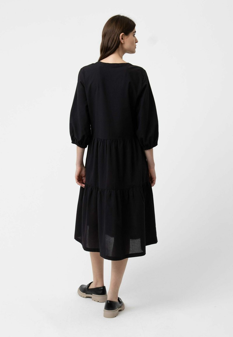Damen Freizeitkleider | Lana Organic FJOLA Freizeitkleid schwarz - RY95546 Damen Freizeitkleider | Lana Organic FJOLA Freizeitkleid schwarz - RY95546