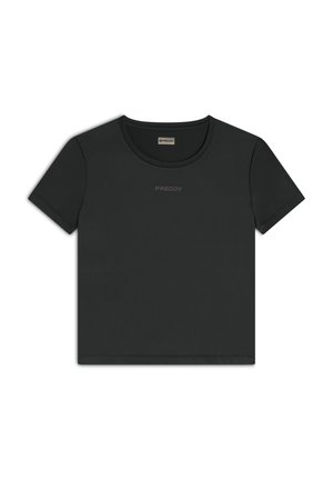 Freddy COMFORT FIT CON MANICHE CORTE IN TECNICO - Camiseta estampada - nero