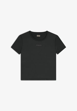 Freddy COMFORT FIT CON MANICHE CORTE IN TECNICO - Camiseta estampada - nero