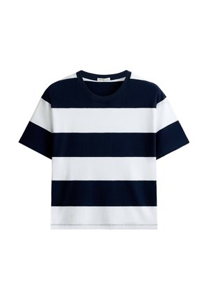 OYSHO, T-shirt imprimé - navy blue