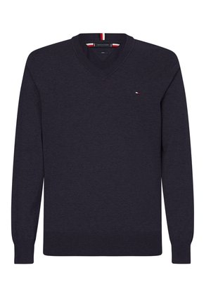 Stickad tröja - dark blue