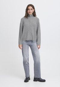 ICHI DUCIE CA - Vest - grey melange