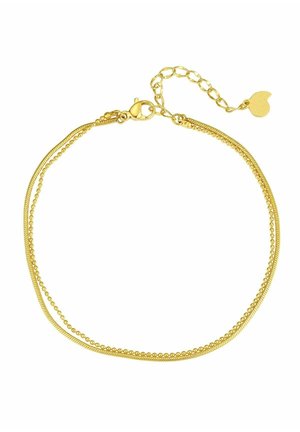 LAYERED SNAKE AND BEAD - Anklet - goldfarben