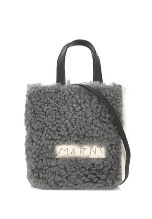 CON LOGO - Borsa a mano - grey