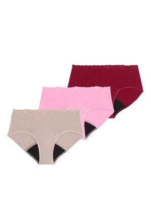 3 Pack - Culottes menstruelles - dark cranberry