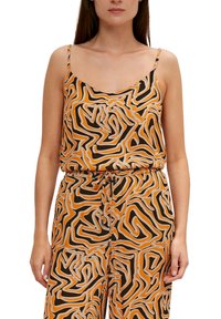 comma casual identity MIT SPAGHETTITRÄGERN - Top - schwarz