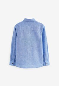 Next LONG SLEEVE LINEN BLEND SHIRT - Pluus - blue