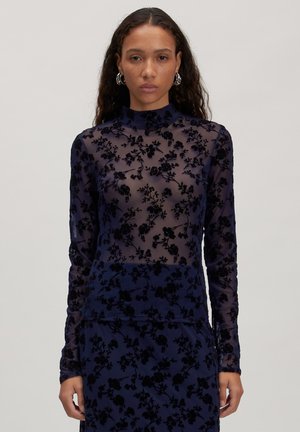 FIORE - Bluse - schwarz blau