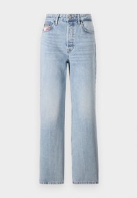 LAYLA SLIM - Jeans straight leg - denim mid light blue