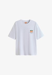 Unselected, ecru white oranges