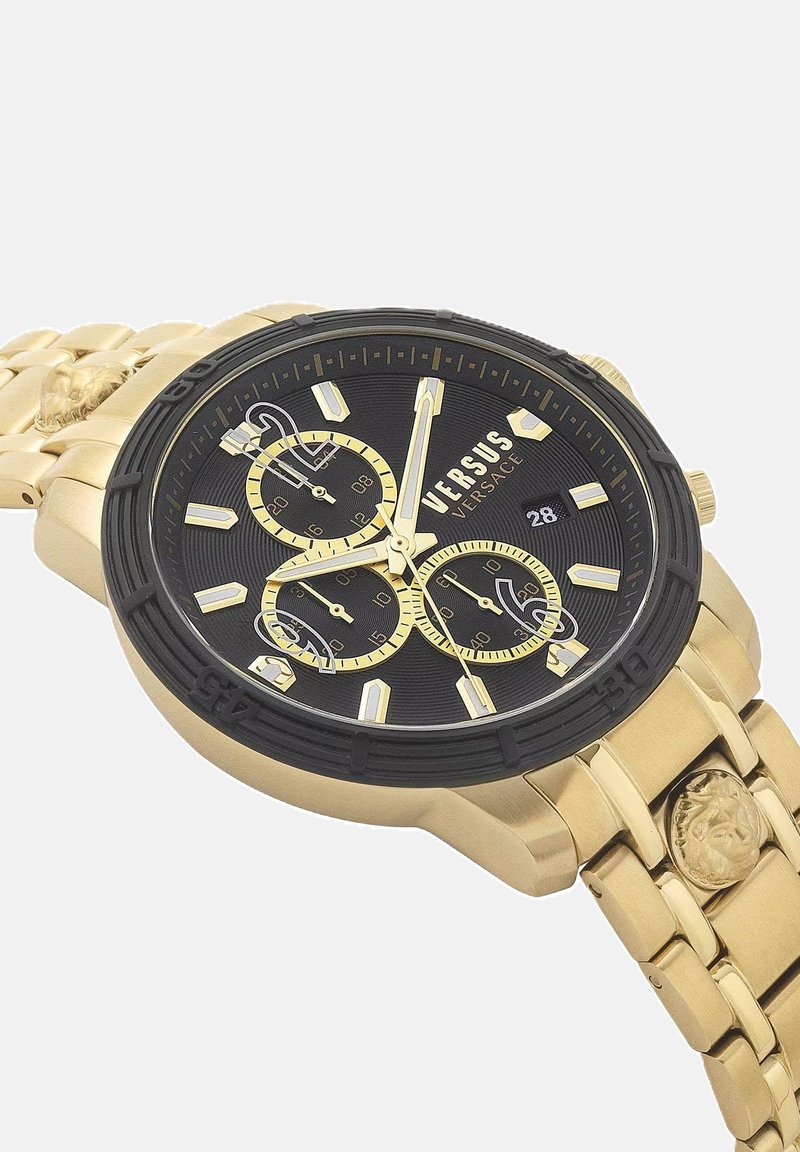 Versus Volta VSPVV0520: Orologio Cronografo Uomo 49mm Acciaio Quadrante Blu E Cinturino Bicolore