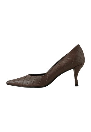 Next, FOREVER COMFORT® WEAVE CHISEL TOE COURT HEELS - Klasické lodičky na opätku - chocolate brown