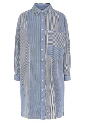 Button-down blouse - blue