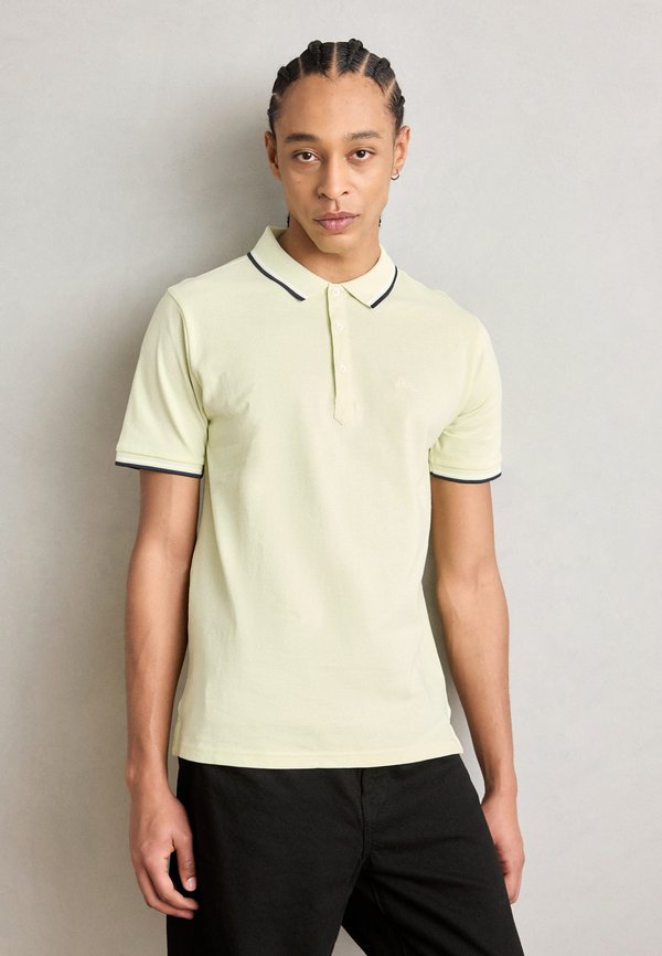 CONTRAST PIPING - Polo shirt - cool lime