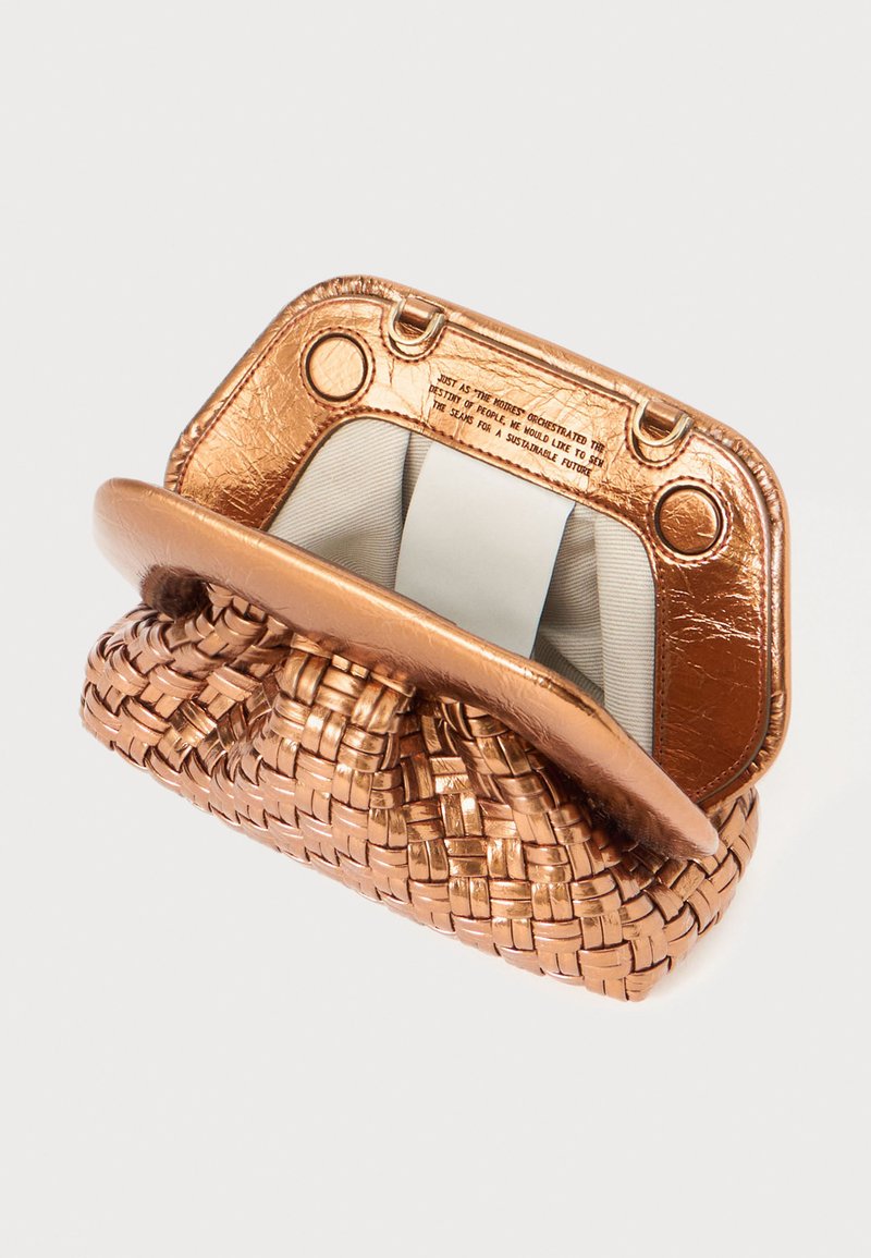 THEMOIRè GEA MICRO WEAVED Clutch bronze