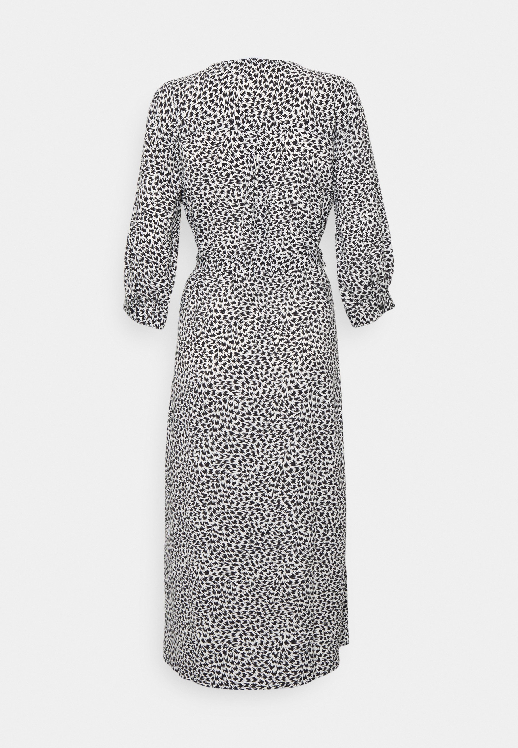 ONLY ONLEVA LIFE - Jurk - black joy prep graphic/crème - Zalando.nl