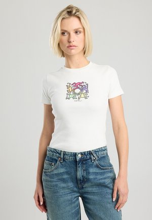 EDITH - T-shirt imprimé - off white