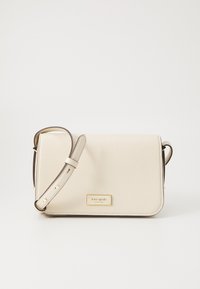 SMALL FLAP CROSSBODY - Ülerinna-kott - milk glass