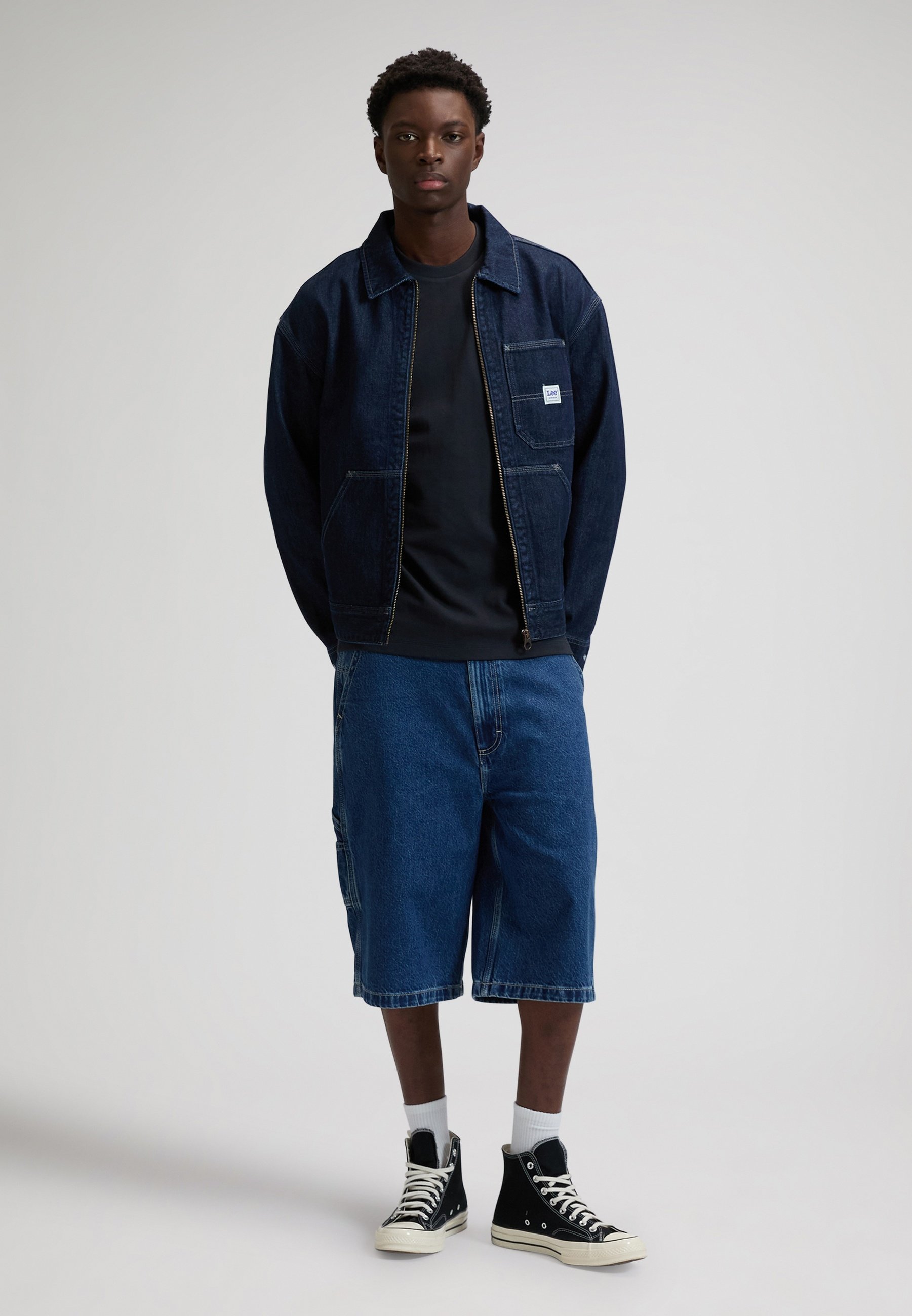 Mads Nørgaard ARIZONA CHORE JACKET - Denim jacket - blue rinse