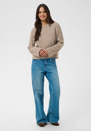 Kaffe, KAMELANIE PULLOVER - Pullover - beige melange