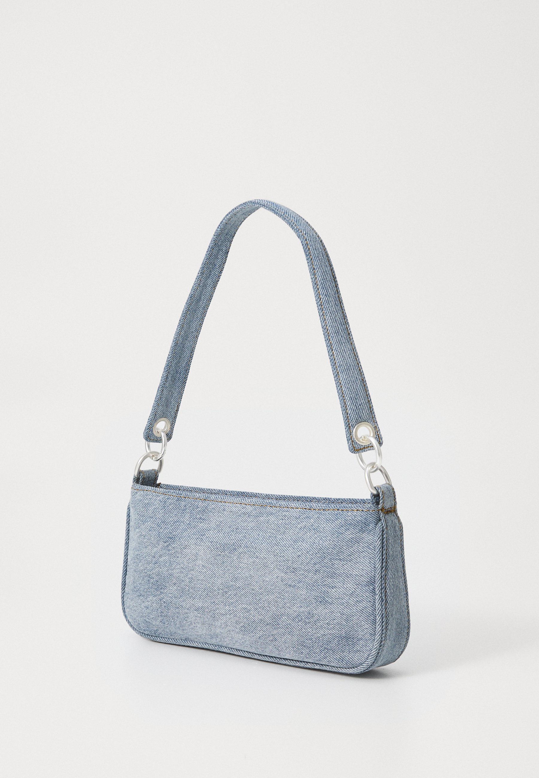 【Valentino Bags】海外限定 Kelly Denim ショルダーバッグ Valentino Kelly clean 90s shoulder bag in blue denim | ASOS