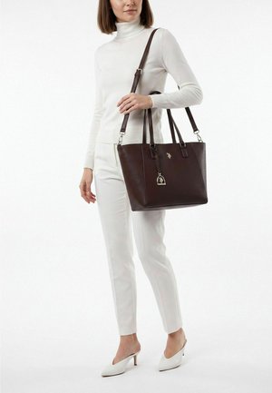 U.S. Polo Assn., TOTE BAG - Handtasche - dark brown