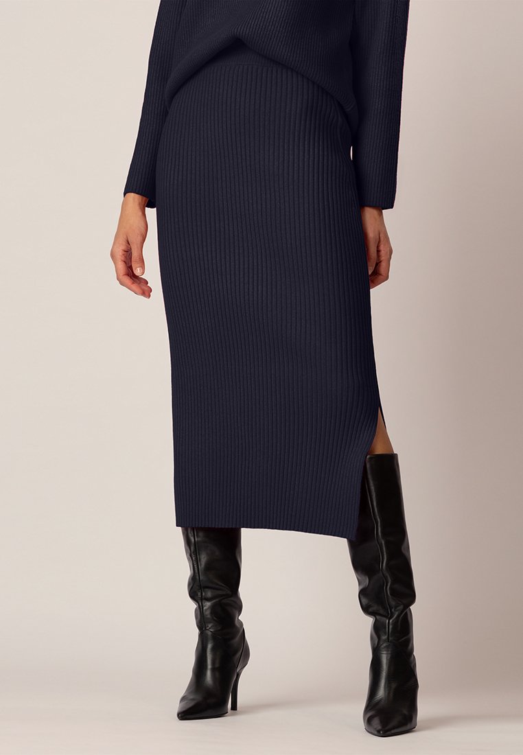 Apart Kokerrok donkerblauw