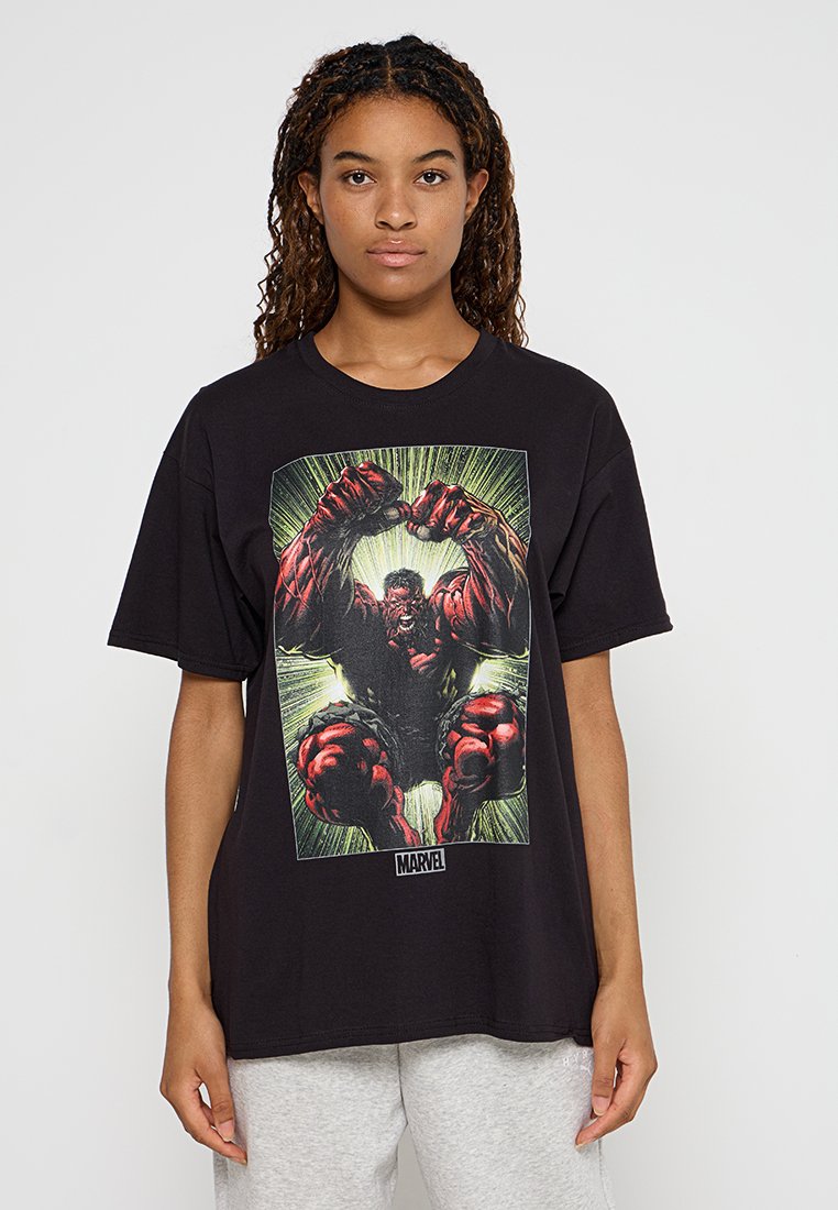 Marvel T-shirt print zwart